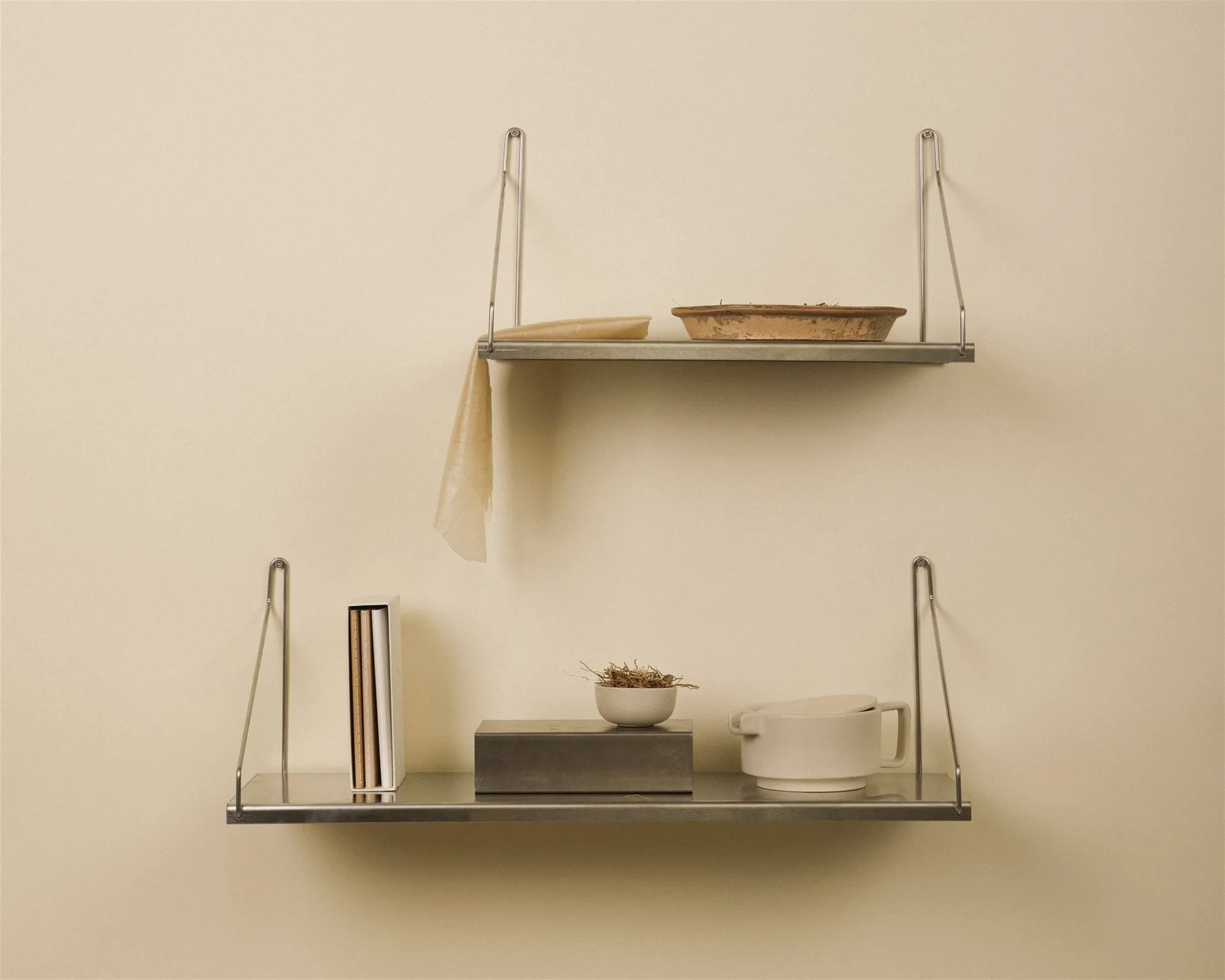 Single Shelf prateleira de parede, Aço inoxidável, 60x27 cm FRAMA