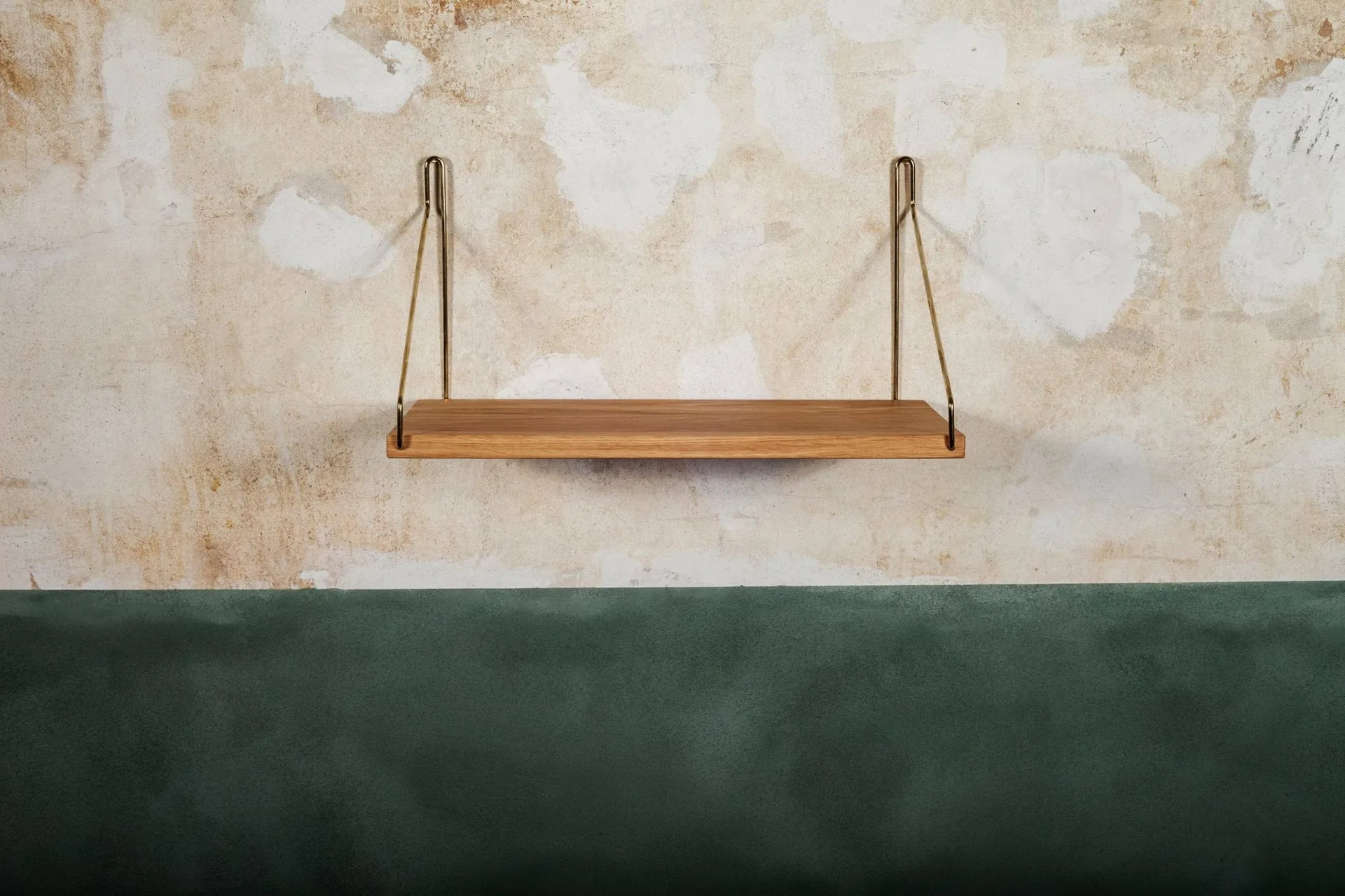 Single Shelf prateleira de parede, Carvalho-latão, 40x20 cm FRAMA