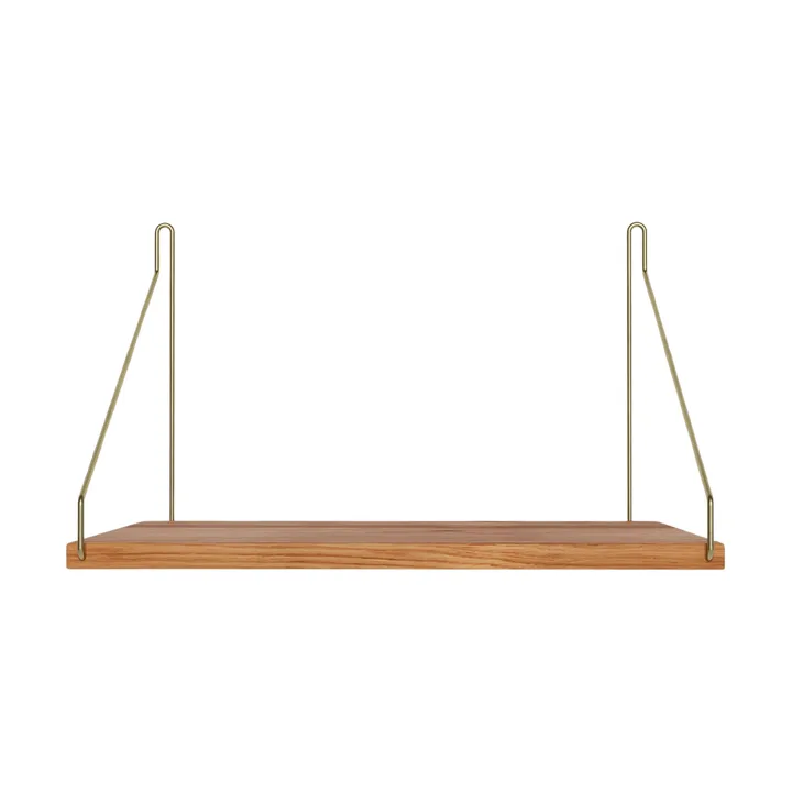 Single Shelf prateleira de parede - Carvalho-latão, 40x27 cm - FRAMA