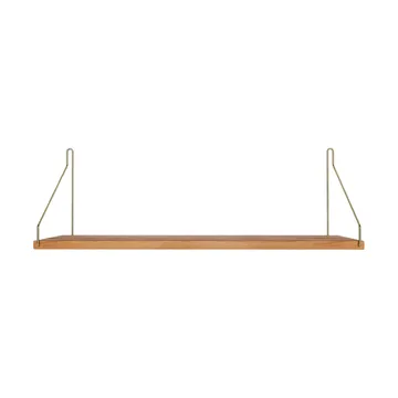 Single Shelf prateleira de parede - Carvalho-latão, 60x20 cm - FRAMA