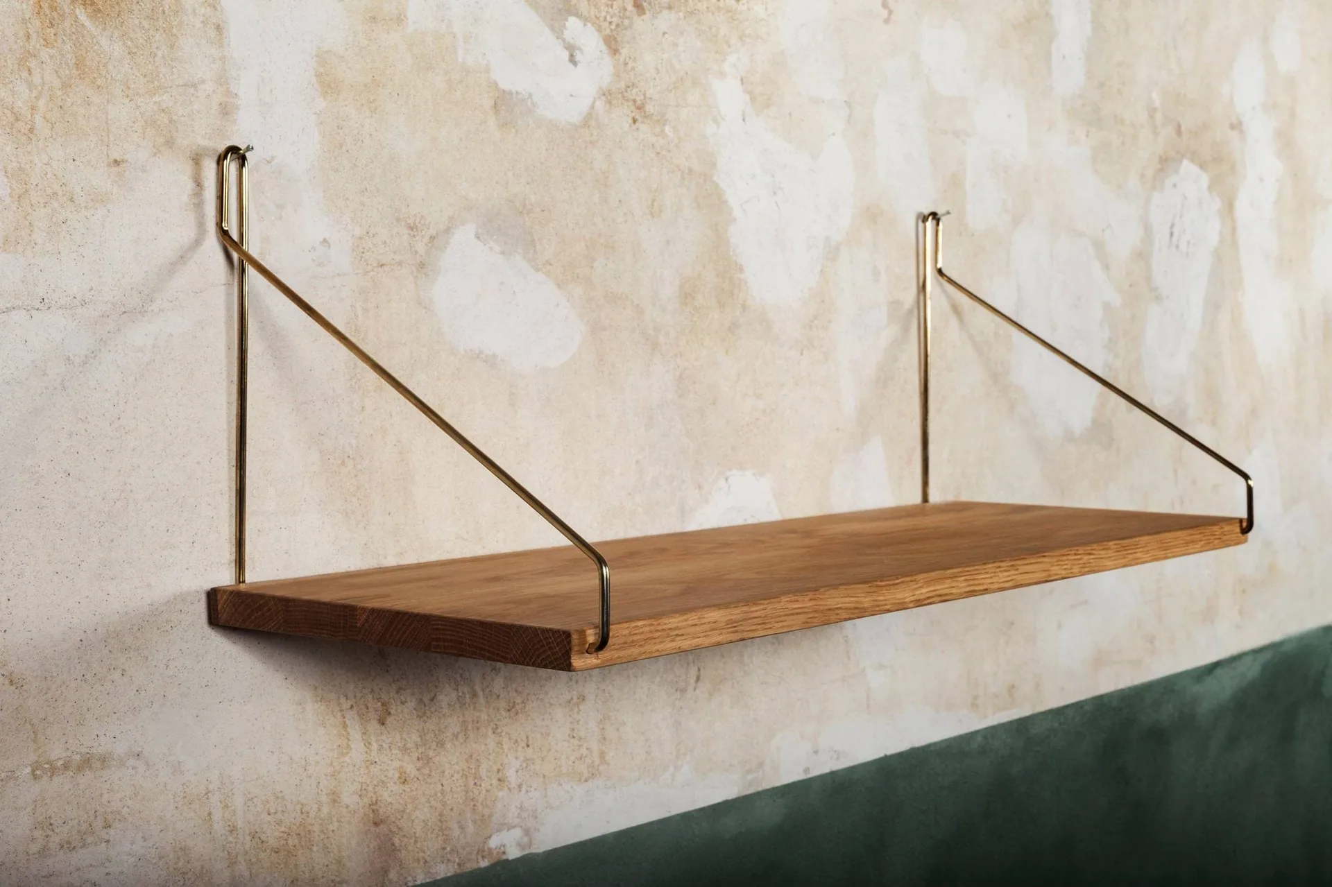 Single Shelf prateleira de parede, Carvalho-latão, 60x20 cm FRAMA