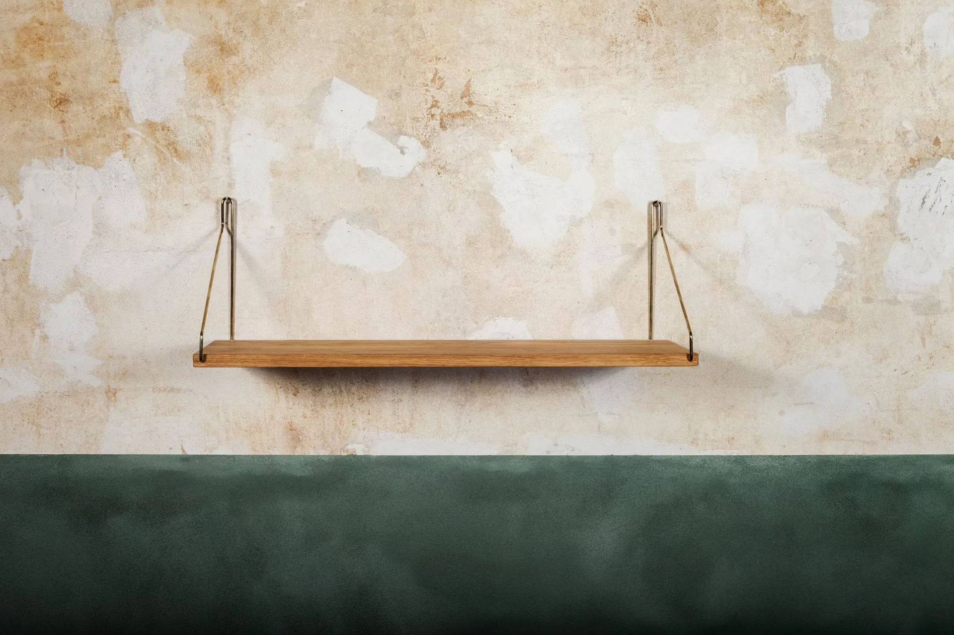 Single Shelf prateleira de parede, Carvalho-latão, 60x20 cm FRAMA