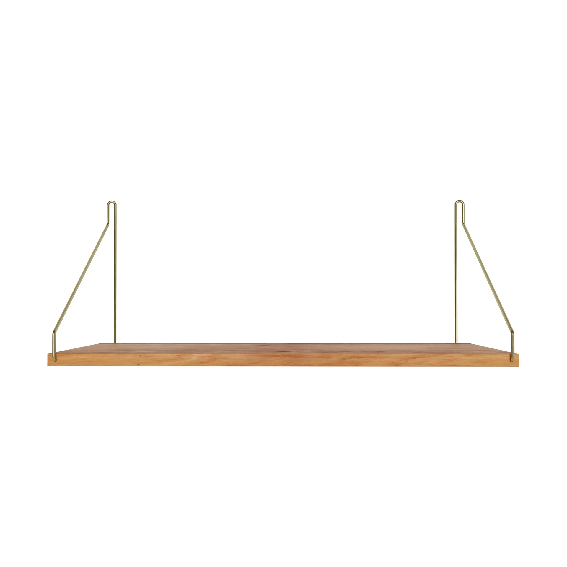 Single Shelf prateleira de parede, Carvalho-latão, 60x27 cm FRAMA