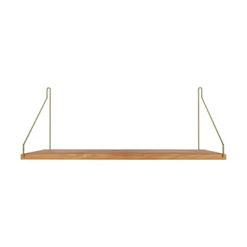 Single Shelf prateleira de parede - Carvalho-latão, 60x27 cm - FRAMA