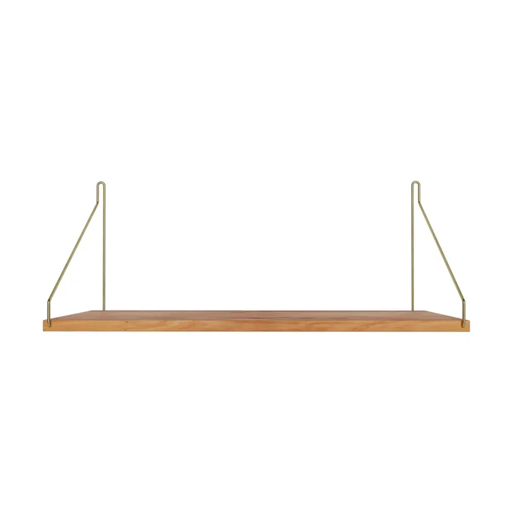 Single Shelf prateleira de parede - Carvalho-latão, 60x27 cm - FRAMA