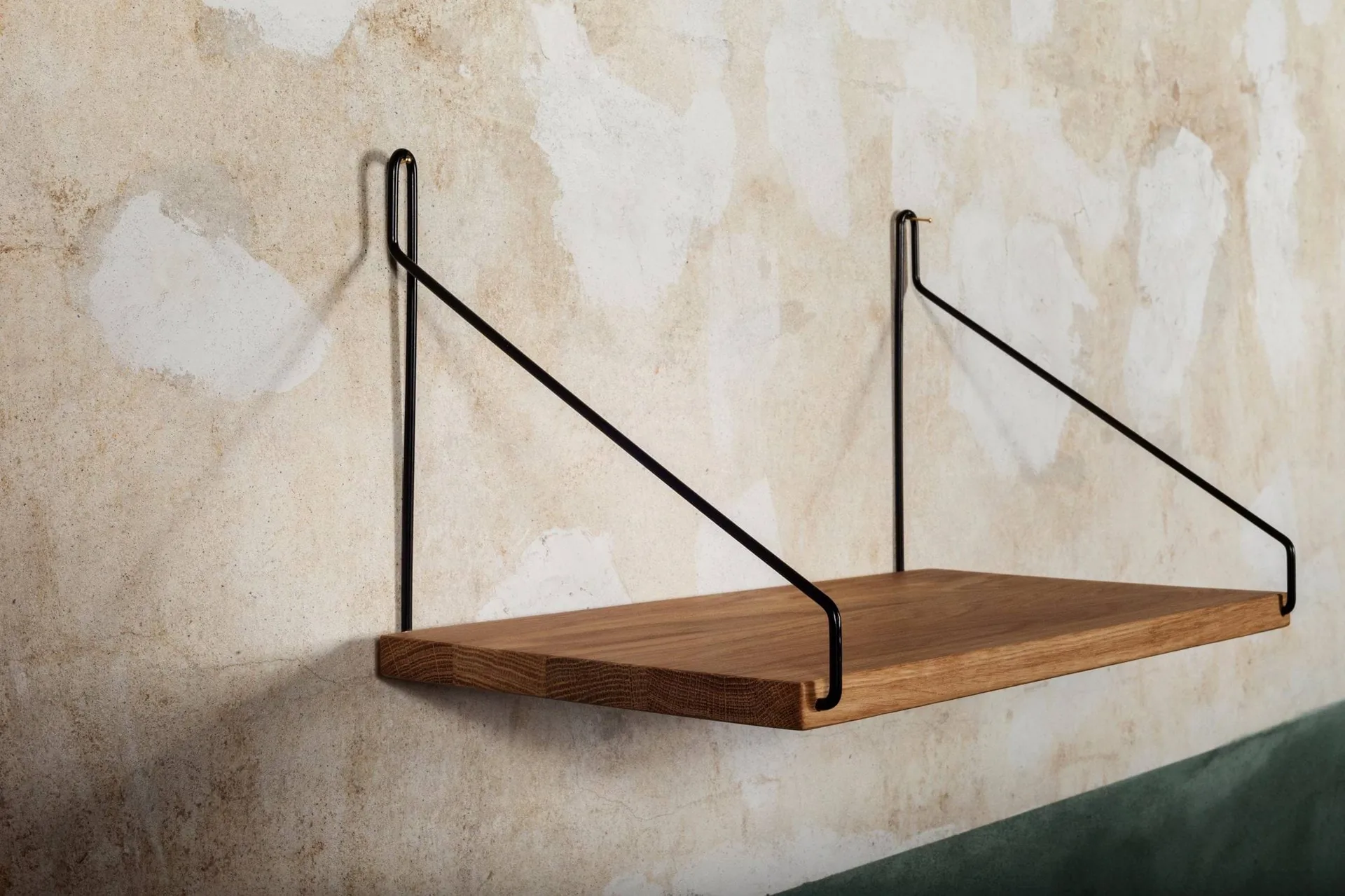 Single Shelf prateleira de parede, Carvalho-preto, 40x20 cm FRAMA