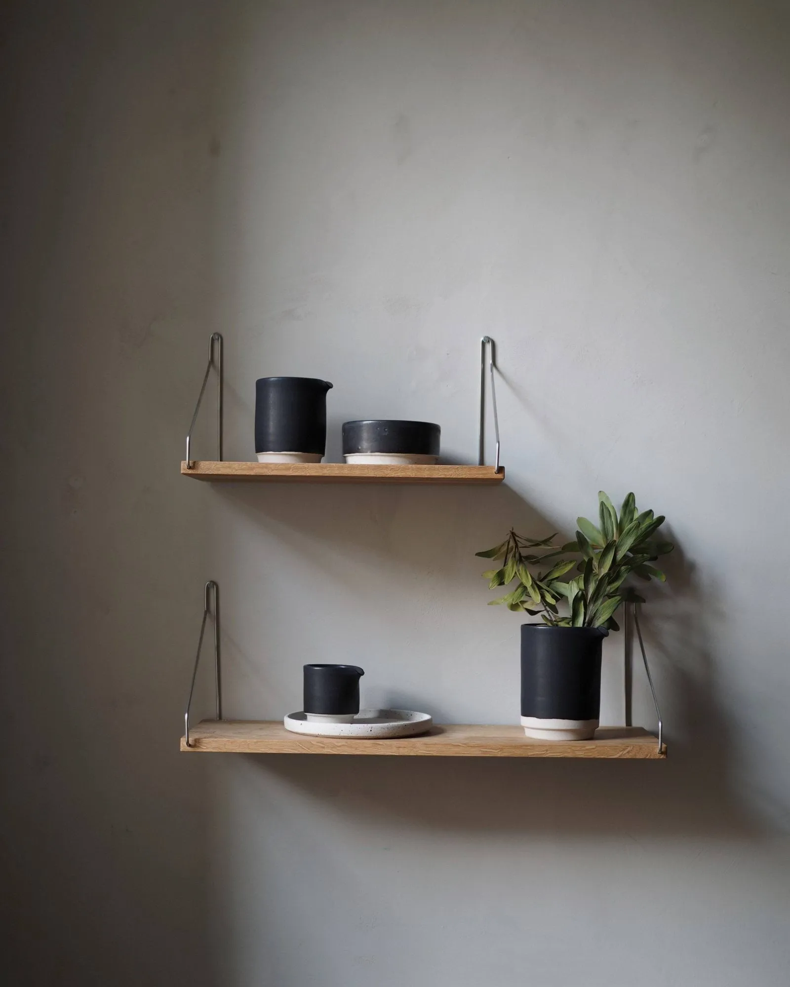 Single Shelf prateleira de parede, Carvalho-preto, 60x20 cm FRAMA