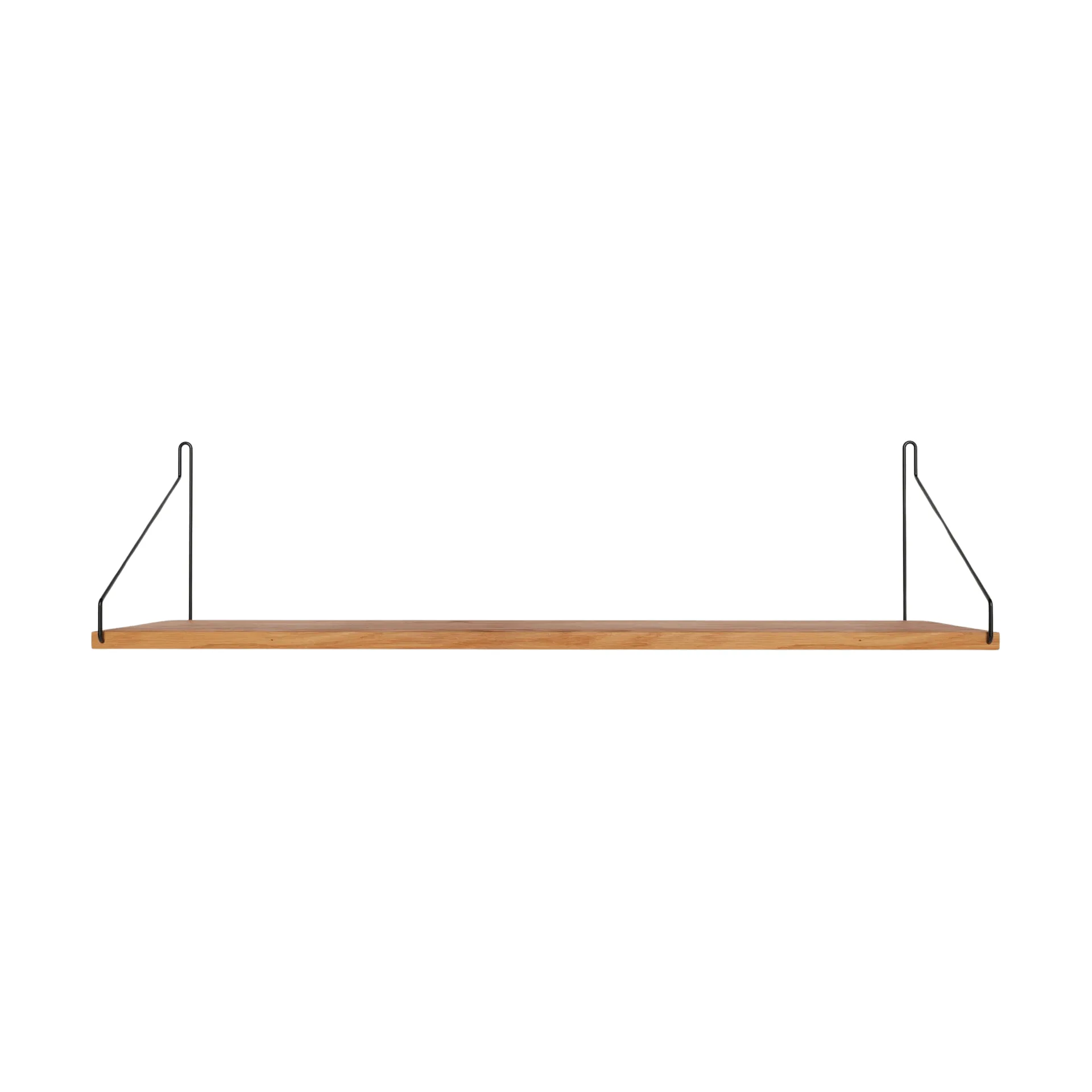 Single Shelf prateleira de parede, Carvalho-preto, 80x20 cm FRAMA