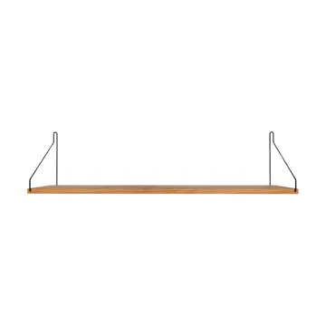 Single Shelf prateleira de parede - Carvalho-preto, 80x20 cm - FRAMA