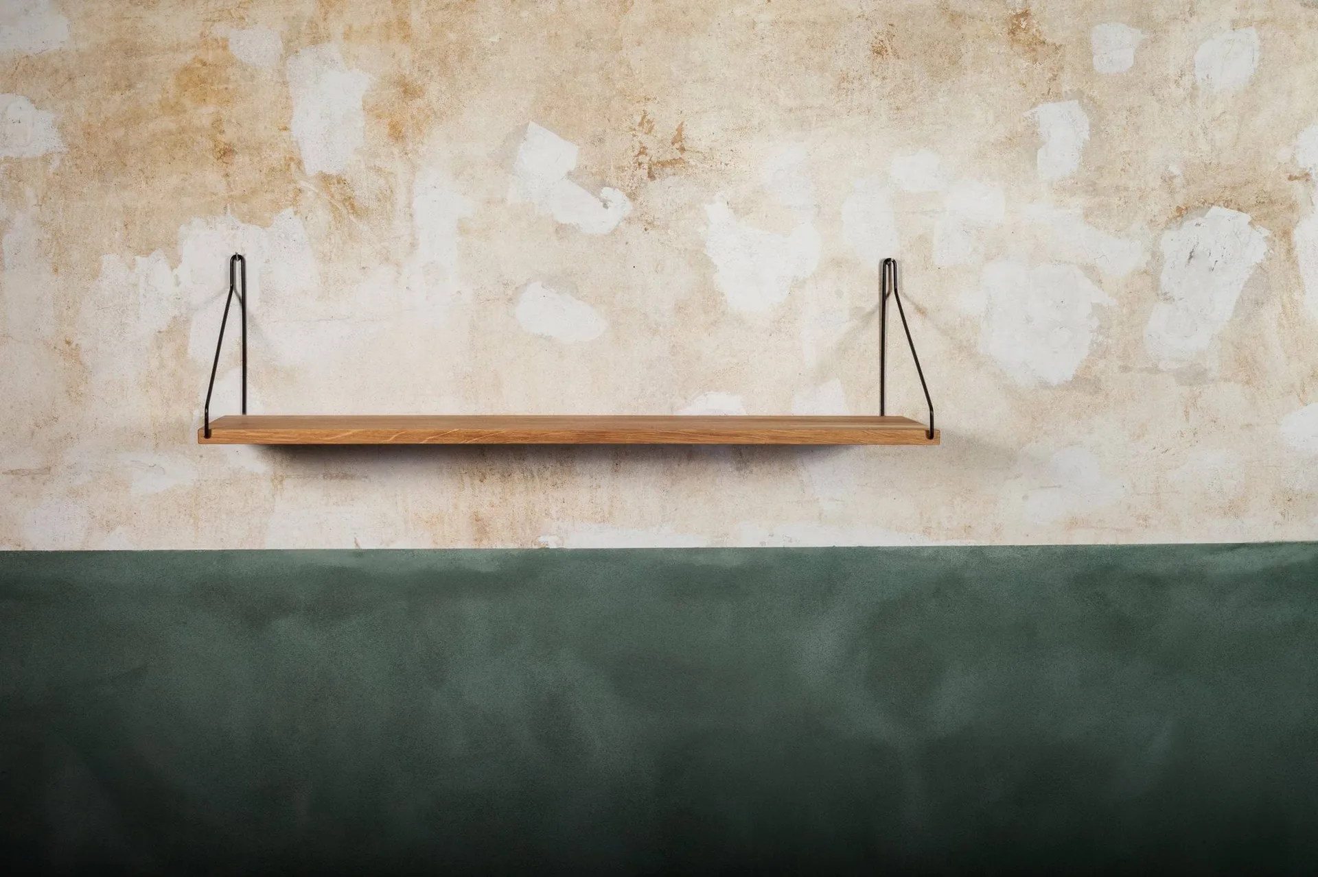 Single Shelf prateleira de parede, Carvalho-preto, 80x20 cm FRAMA