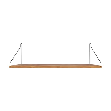 Single Shelf prateleira de parede - Carvalho-preto, 80x27 cm - FRAMA
