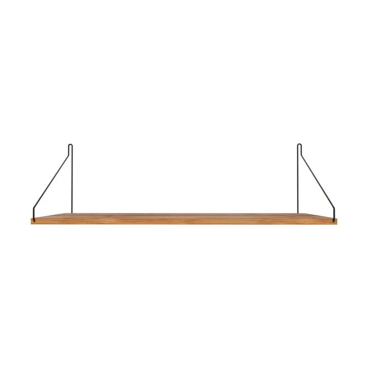 Single Shelf prateleira de parede - Carvalho-preto, 80x27 cm - FRAMA