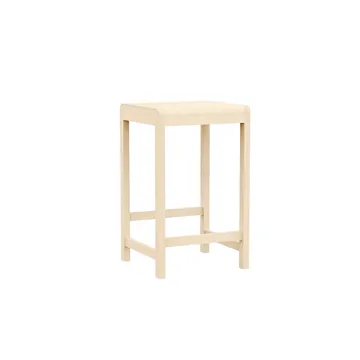 Stool 01 banco de bar - Bétula, 65 cm - FRAMA