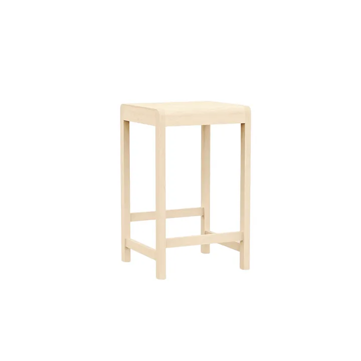 Stool 01 banco de bar - Bétula, 65 cm - FRAMA