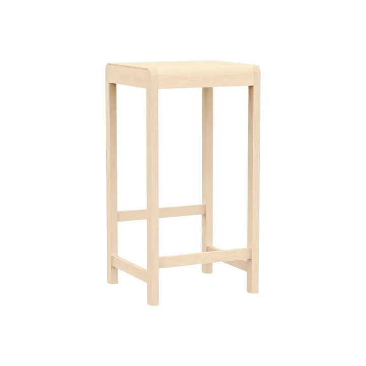 Stool 01 banco de bar - Bétula, 76 cm - FRAMA