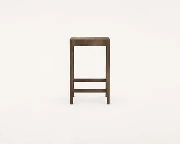 Stool 01 banco de bar - Bétula castanha escura, 65 cm - FRAMA