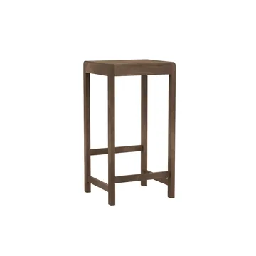 Stool 01 banco de bar - Bétula castanho-escura, 76 cm - FRAMA
