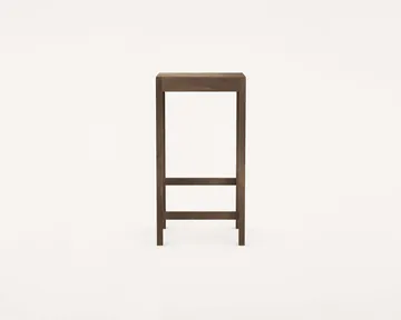 Stool 01 banco de bar - Bétula castanho-escura, 76 cm - FRAMA