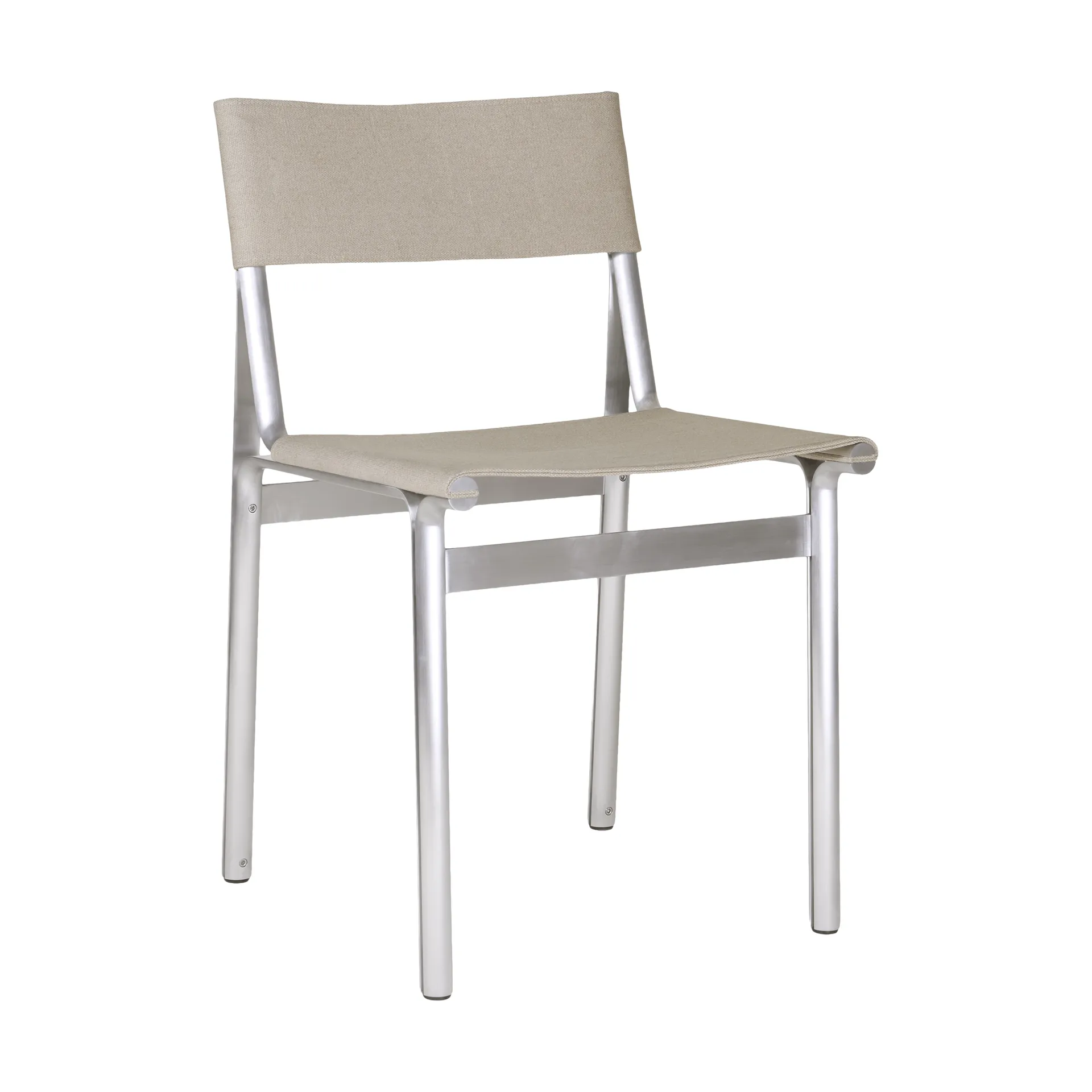 Union cadeira, Aluminium-Sandstone Linen FRAMA