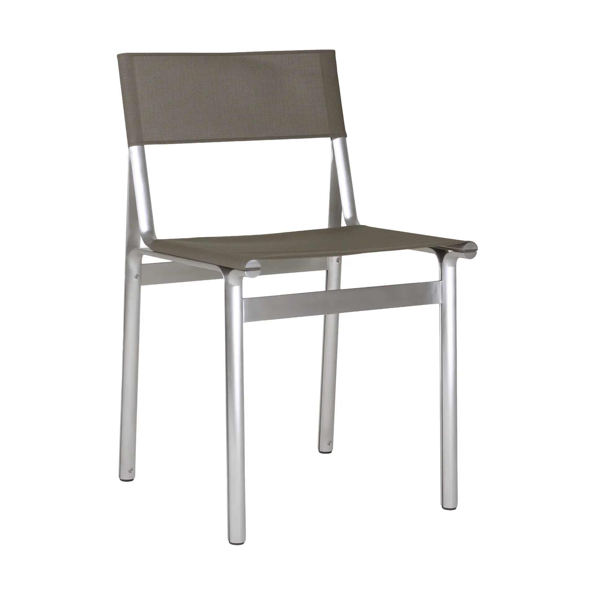 Union cadeira, Aluminium-Taupe Mesh FRAMA