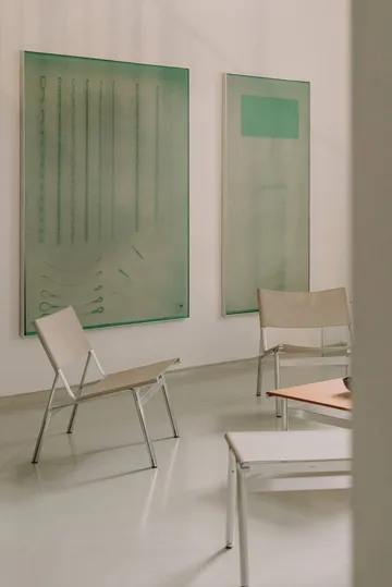 Union mesa de centro - Alumínio-freixo castanho quente, 97x60x34,5 cm - FRAMA