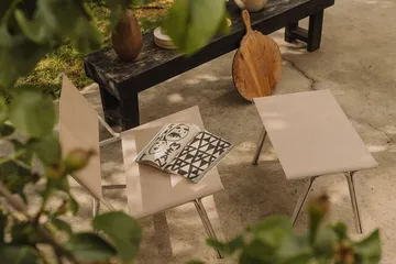 Union poltrona de descanso - Aluminium-Sandstone Mesh - FRAMA