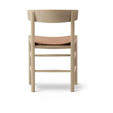 Almofada de assento em couro para cadeira J39 - Cera 905 Russet Brown couro - Fredericia Furniture