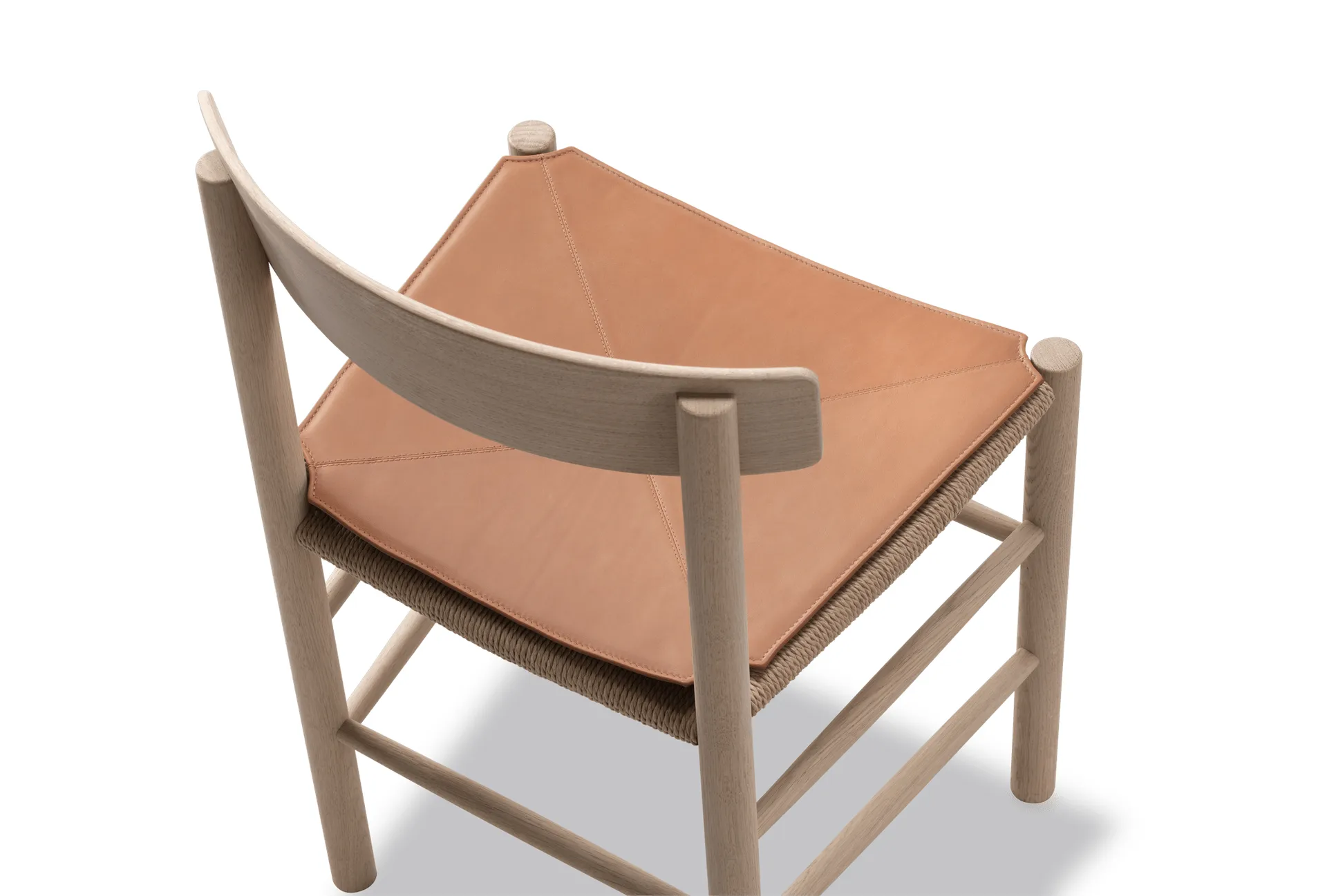 Almofada de assento em couro para cadeira J39, Cera 905 Russet Brown couro Fredericia Furniture