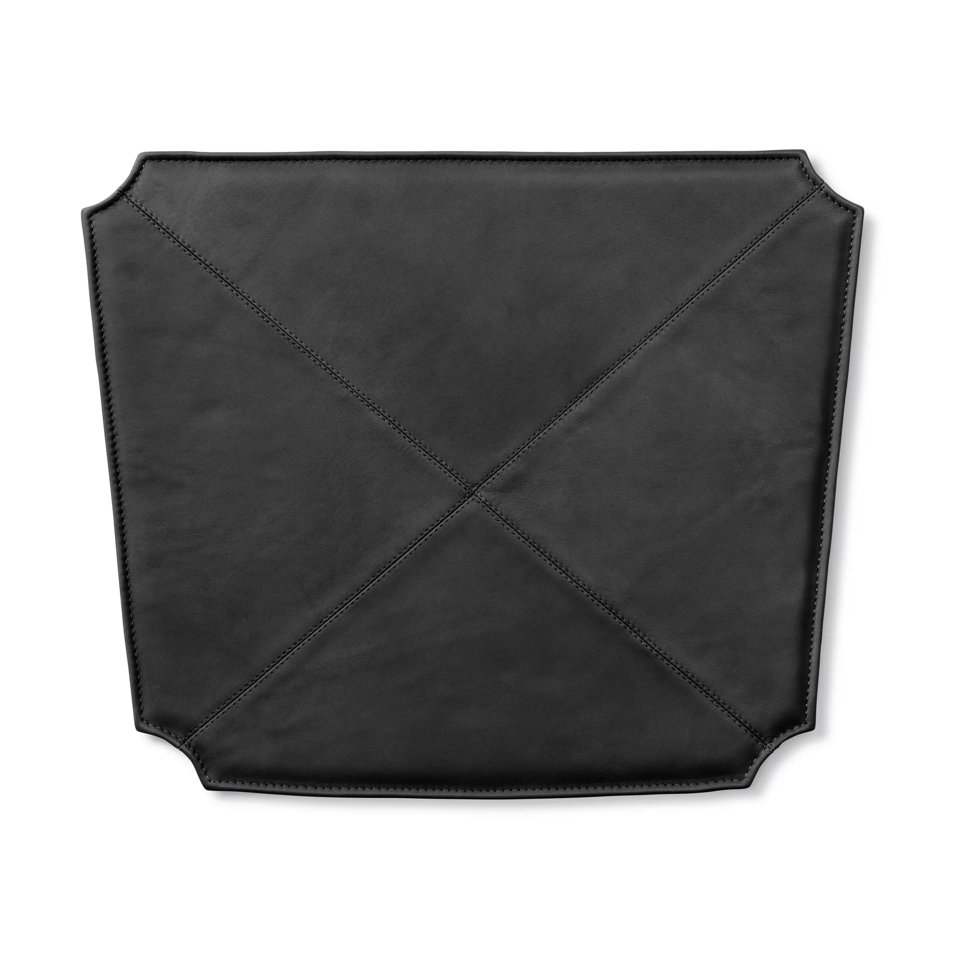 Almofada de assento em couro para cadeira J39, Couro Primo 88 Black Fredericia Furniture