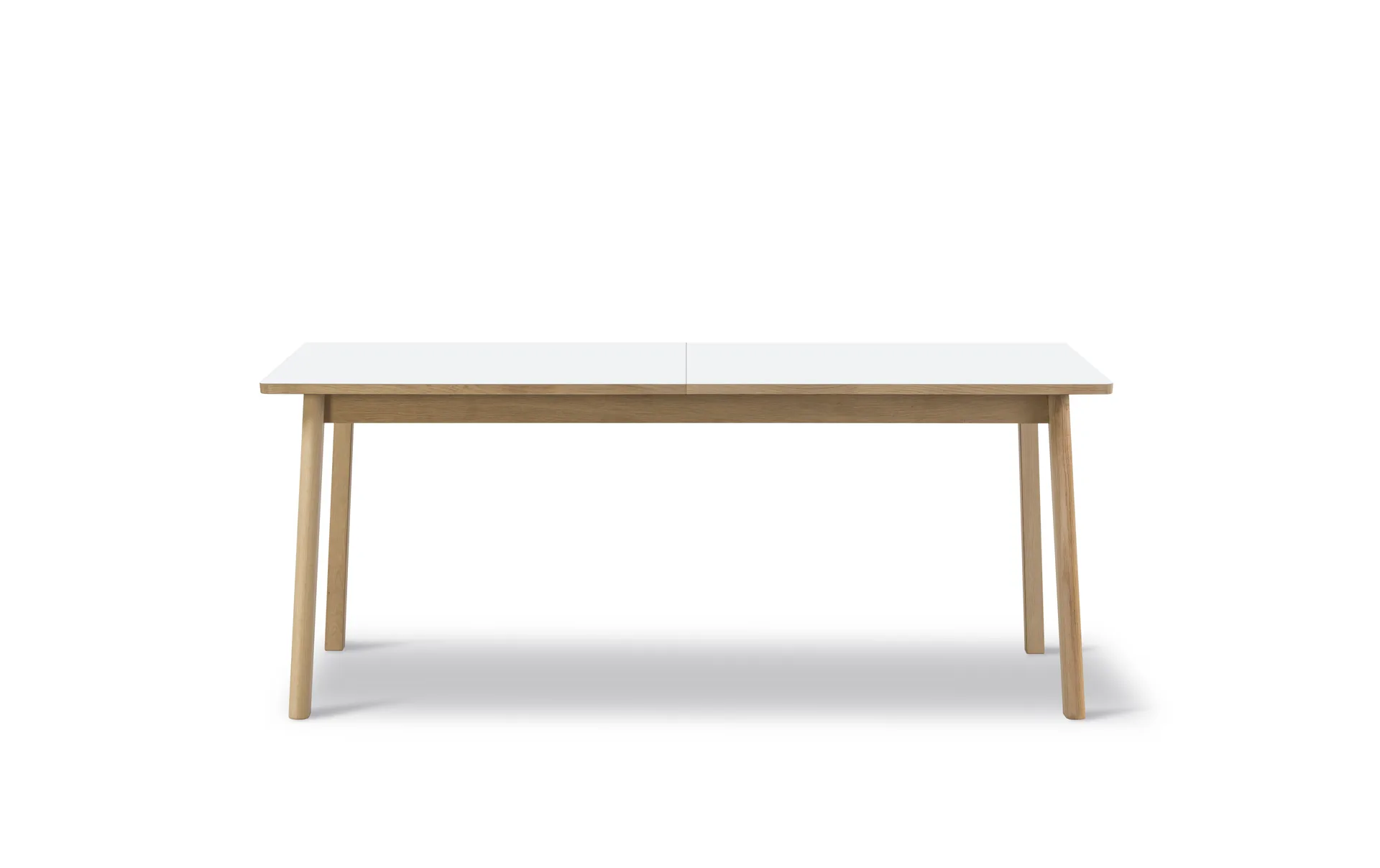 Ana mesa de jantar 180-280x95 cm, Nanolaminado branco-enxaguado carvalho Fredericia Furniture