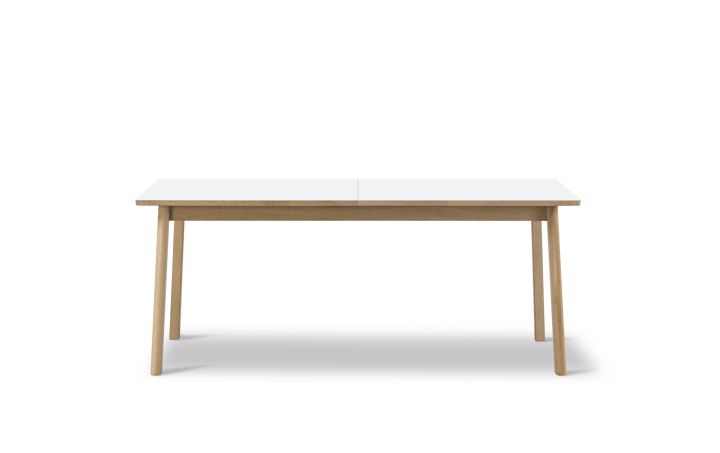 Ana mesa de jantar 180-280x95 cm - Nanolaminado branco-enxaguado carvalho - Fredericia Furniture