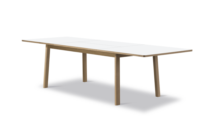 Ana mesa de jantar 180-280x95 cm, Nanolaminado branco-enxaguado carvalho Fredericia Furniture