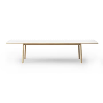 Ana mesa de jantar 220-320x95 cm - Nanolaminado branco-enxaguado carvalho - Fredericia Furniture