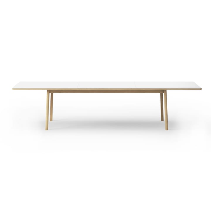 Ana mesa de jantar 220-320x95 cm, Nanolaminado branco-enxaguado carvalho Fredericia Furniture