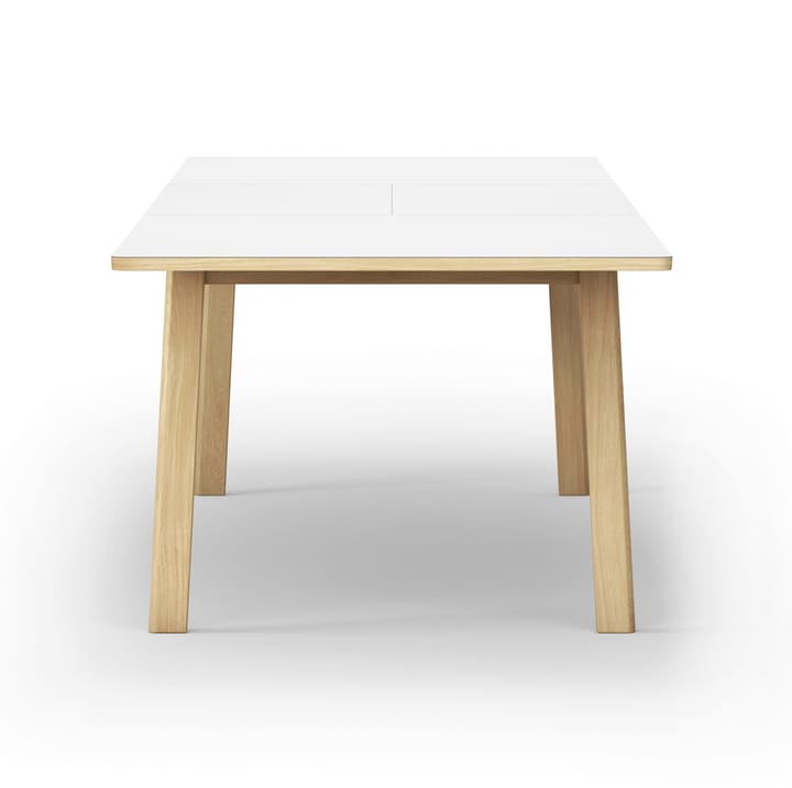 Ana mesa de jantar 220-320x95 cm, Nanolaminado branco-enxaguado carvalho Fredericia Furniture
