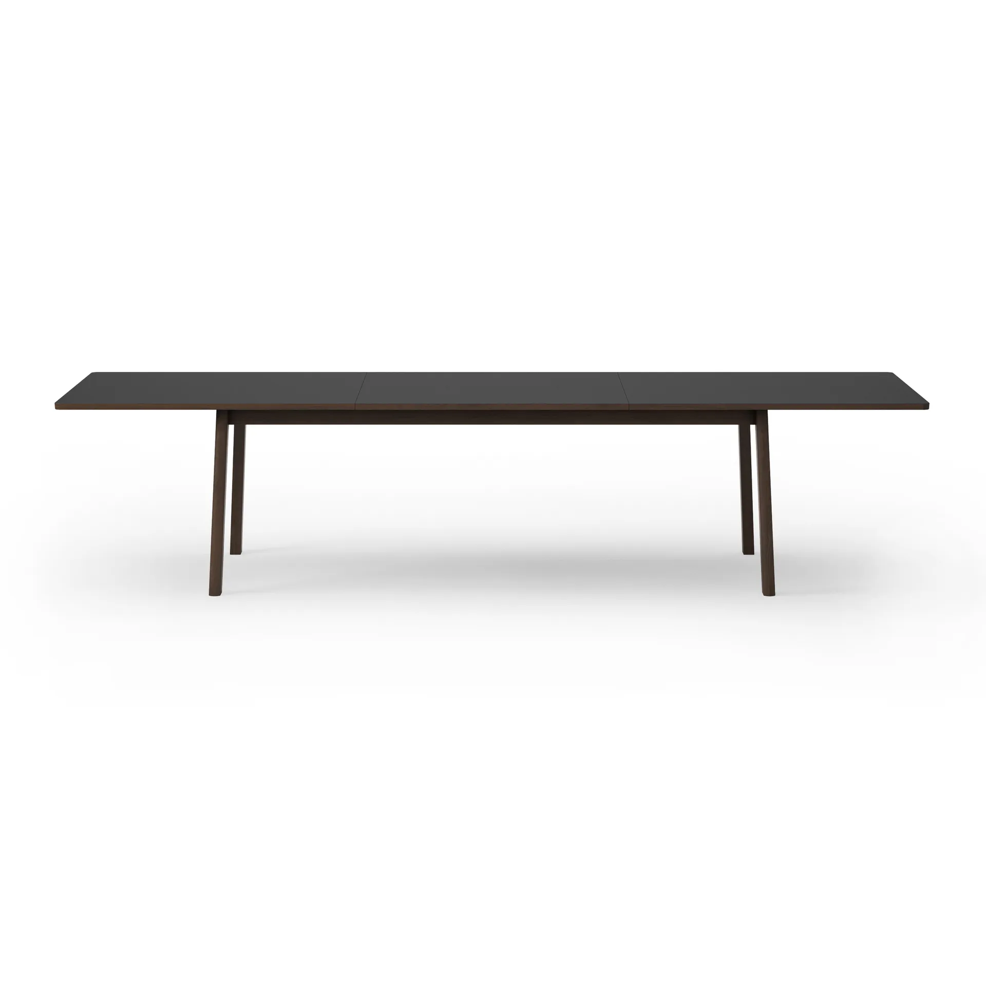 Ana mesa de jantar 220-320x95 cm, Nanolaminado preto-olho-de-corvo (carvalho fumado) Fredericia Furniture