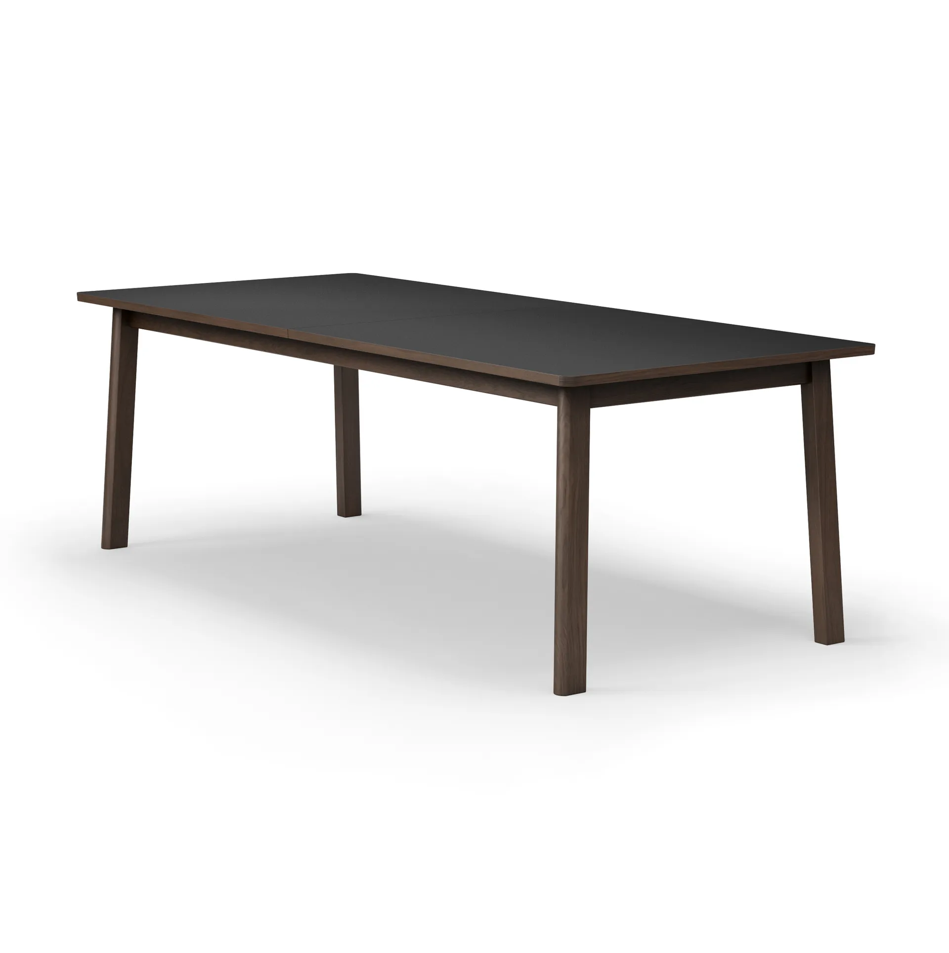 Ana mesa de jantar 220-320x95 cm, Nanolaminado preto-olho-de-corvo (carvalho fumado) Fredericia Furniture