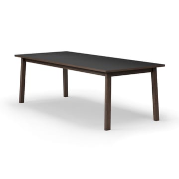 Ana mesa de jantar 220-320x95 cm - Nanolaminado preto-olho-de-corvo (carvalho fumado) - Fredericia Furniture