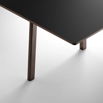 Ana mesa de jantar 220-320x95 cm - Nanolaminado preto-olho-de-corvo (carvalho fumado) - Fredericia Furniture
