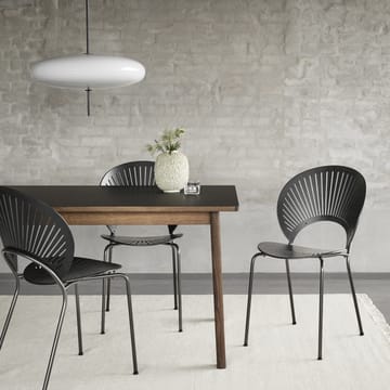 Ana mesa de jantar 220-320x95 cm - Nanolaminado preto-olho-de-corvo (carvalho fumado) - Fredericia Furniture
