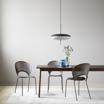 Ana mesa de jantar 220-320x95 cm - Nanolaminado preto-olho-de-corvo (carvalho fumado) - Fredericia Furniture