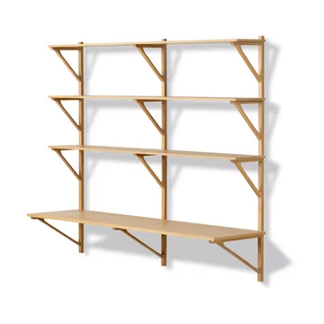 BM29 estante com secretária 149x134 cm - carvalho lacado - Fredericia Furniture
