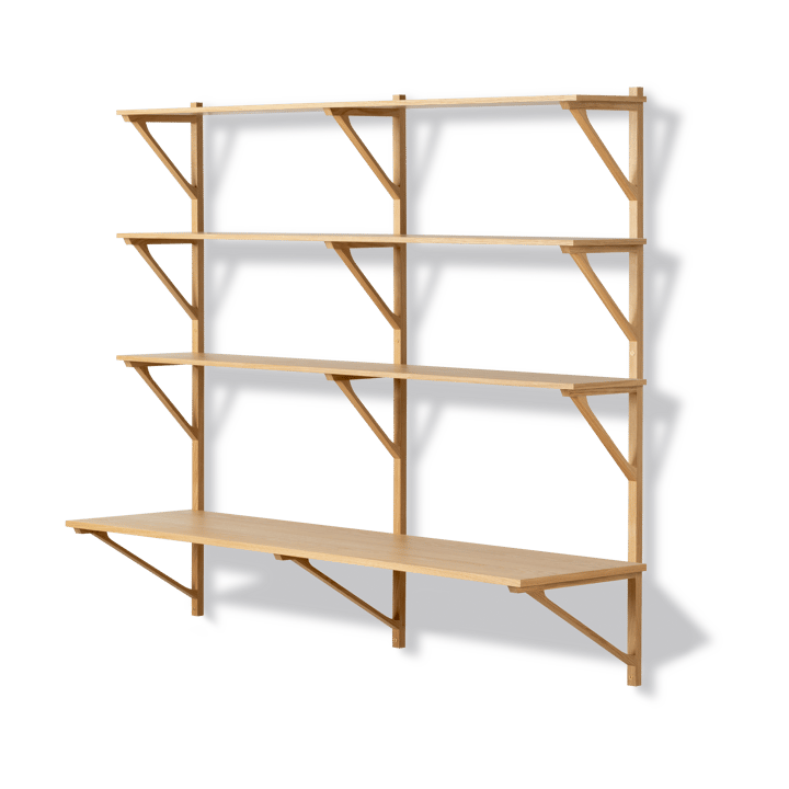 BM29 estante com secretária 149x134 cm - carvalho lacado - Fredericia Furniture