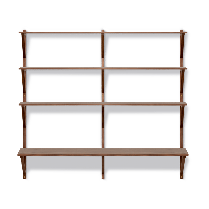 BM29 estante com secretária 149x134 cm, Nogal lacado Fredericia Furniture