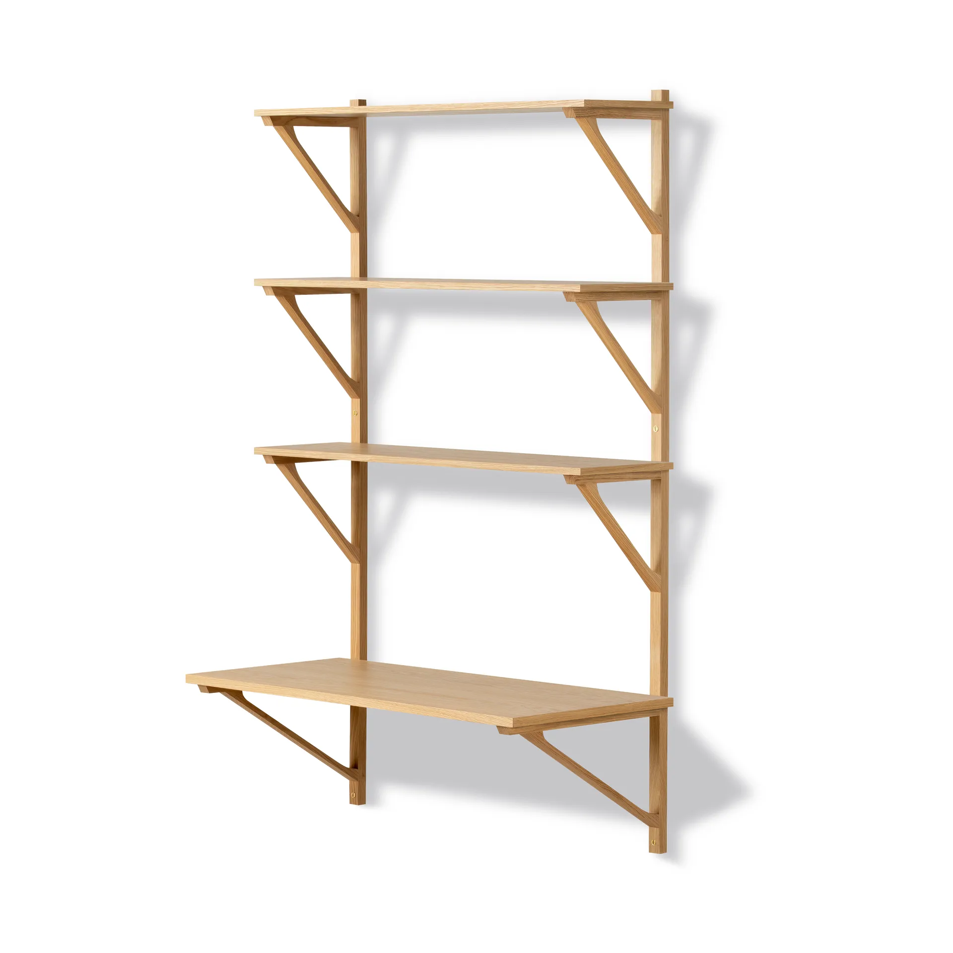 BM29 estante com secretária 78x134 cm, carvalho lacado Fredericia Furniture