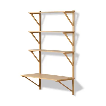 BM29 estante com secretária 78x134 cm - carvalho lacado - Fredericia Furniture