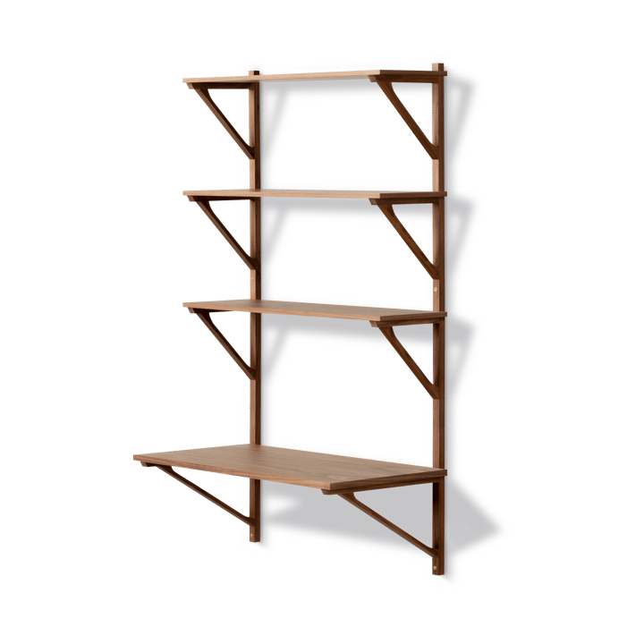 BM29 estante com secretária 78x134 cm - Nogal lacado - Fredericia Furniture
