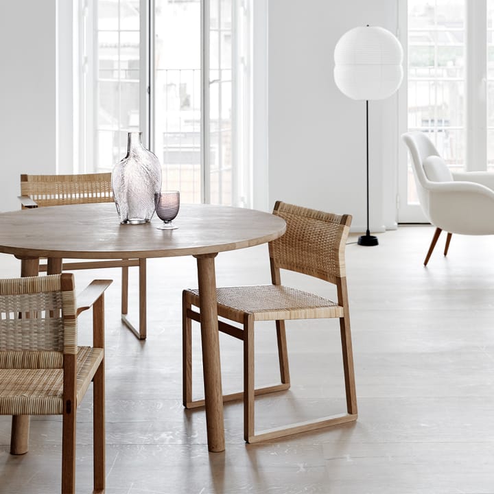 BM61 cadeira, Cesto de vime oleado em carvalho Fredericia Furniture