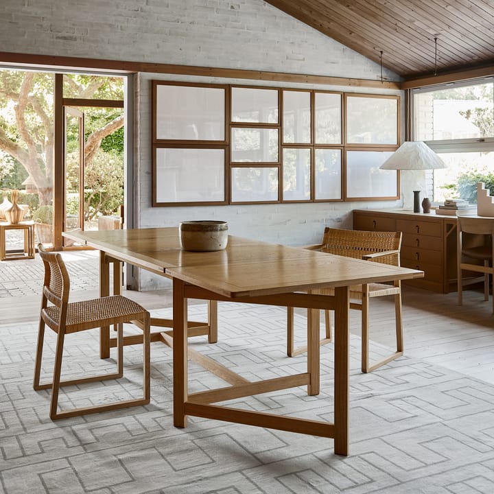 BM61 cadeira, Cesto de vime oleado em carvalho Fredericia Furniture