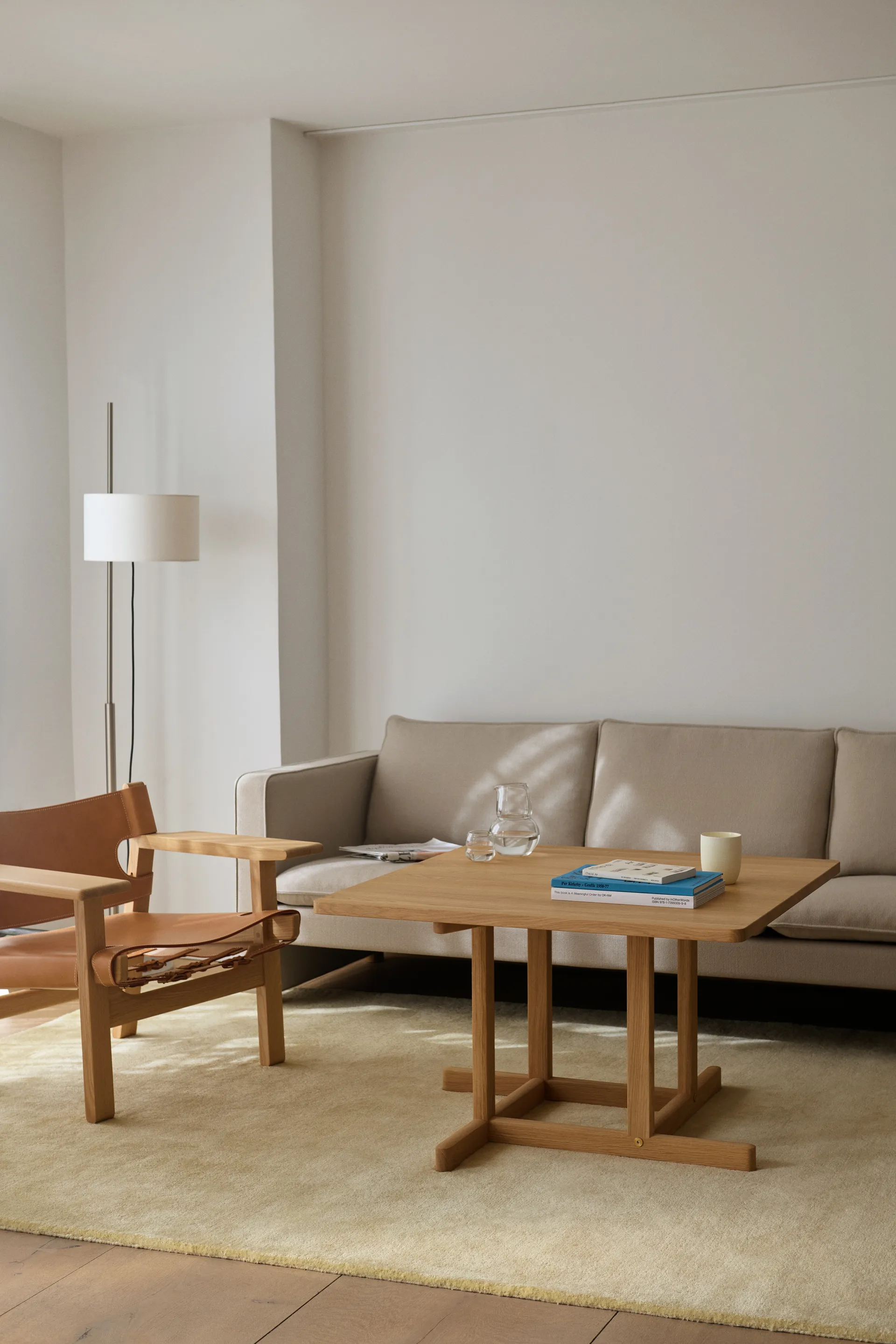 BM80 Mogensen Coffee mesa 90x90 cm, Carvalho claro oleado Fredericia Furniture